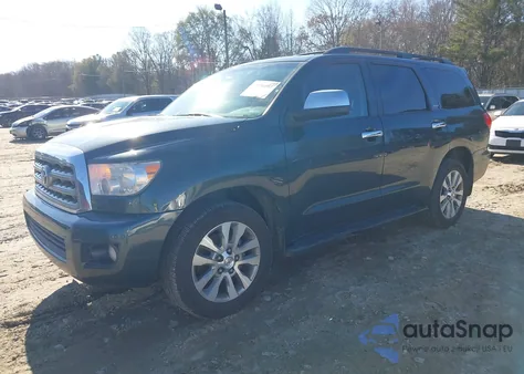 2008 Toyota Sequoia Limited 5.7L V8 from USA, damaged, VIN 5TDZY68A18S005409